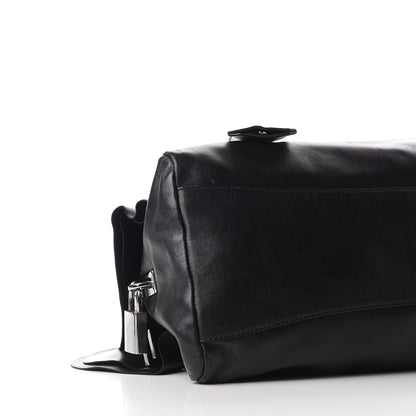 Prada Nappa Ruffle Bauletto Black 7 of 9