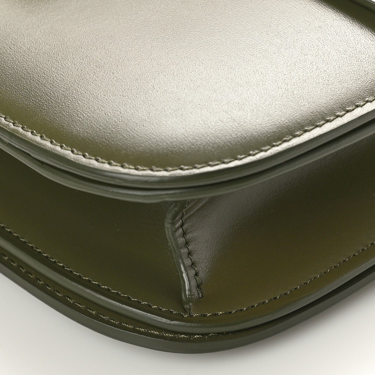 Celine Box Calfskin Classic Box Medium Flap Bag Army Green 9 of 9