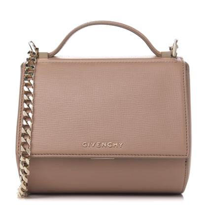 Givenchy Textured Calfskin Mini Pandora Box Chain Crossbody Bag Old Pink 1 of 10
