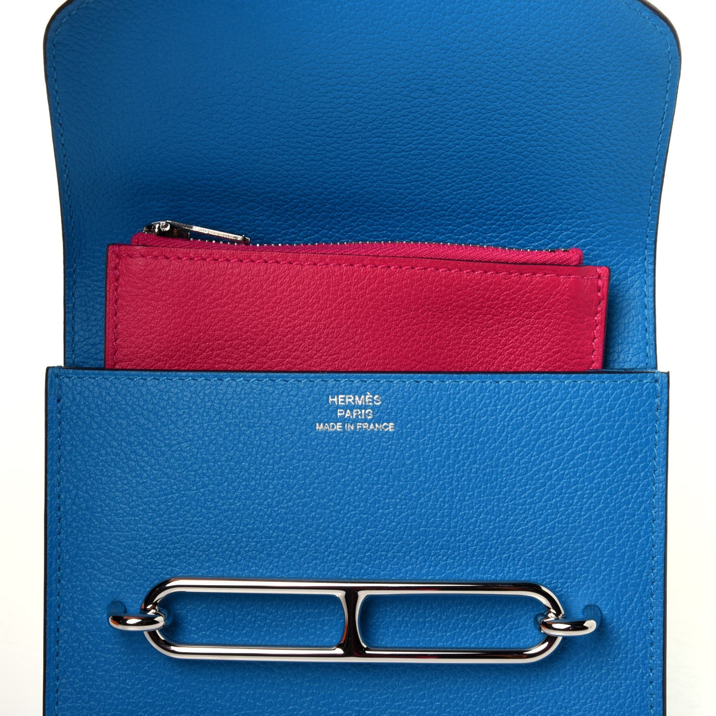 Evercolor Verso Roulis Slim Wallet Bleu Frida Rose Mexico