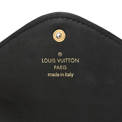 Louis Vuitton Calfskin New Wave Long Wallet Black 6 of 12