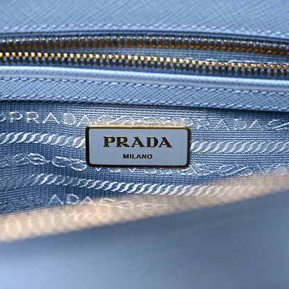 Prada Saffiano Small Galleria Double Zip Tote Astrale 6 of 11