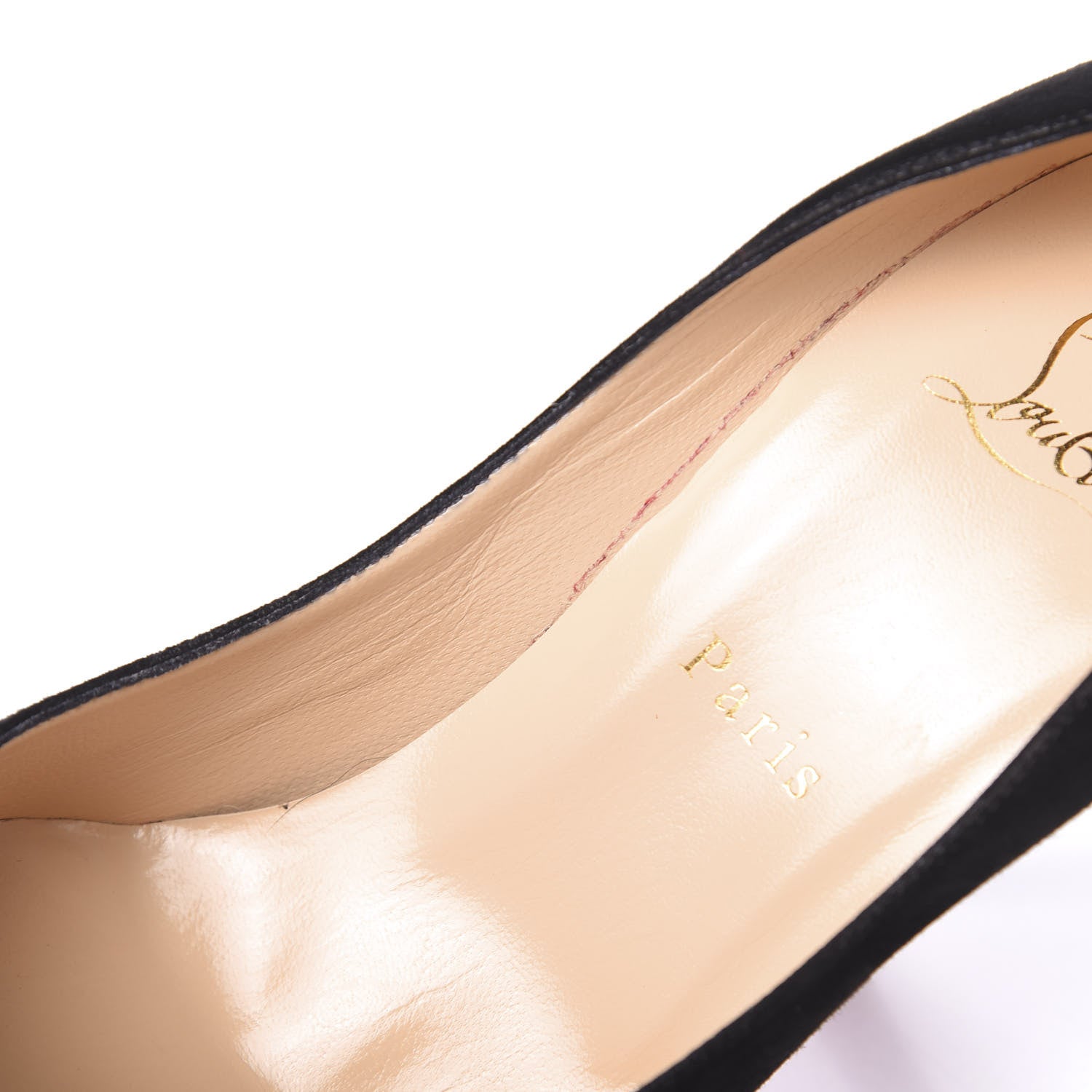 Christian Louboutin Veau Velours Decoltish 100 Pumps 38 Black 8 of 11
