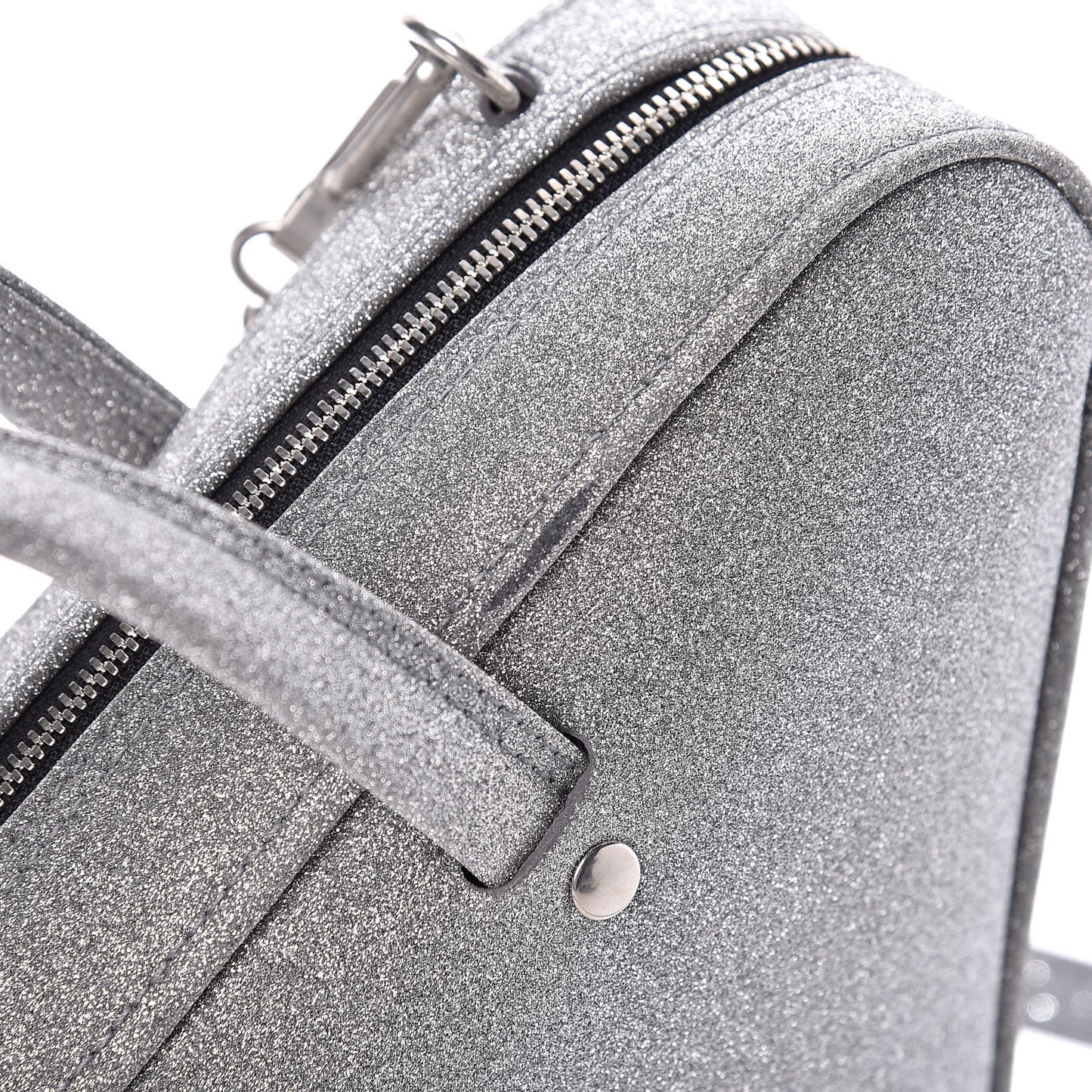 Glitter XS Triangle Duffle Argent Black