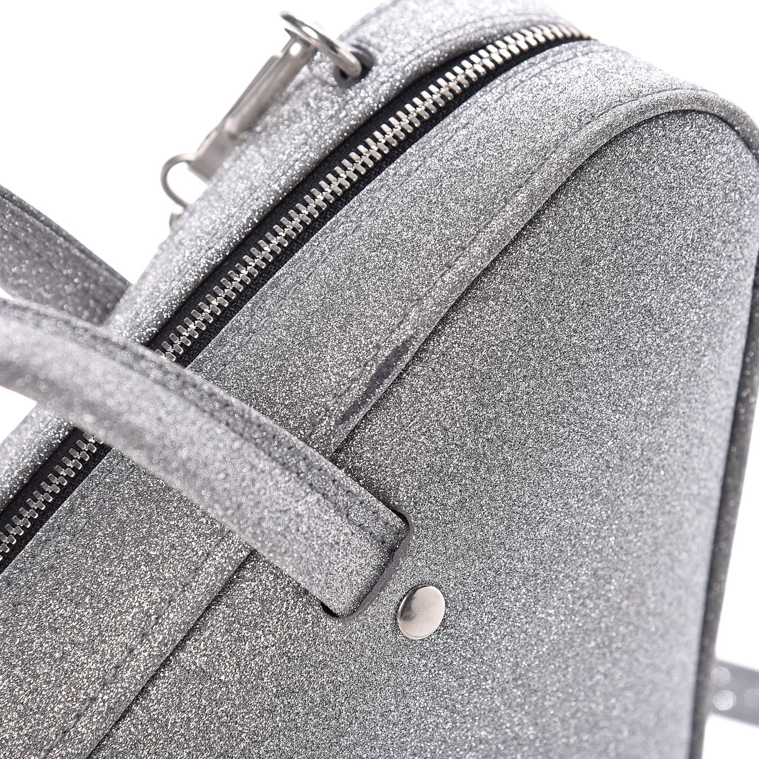 Balenciaga Glitter XS Triangle Duffle Argent Black 7 of 11
