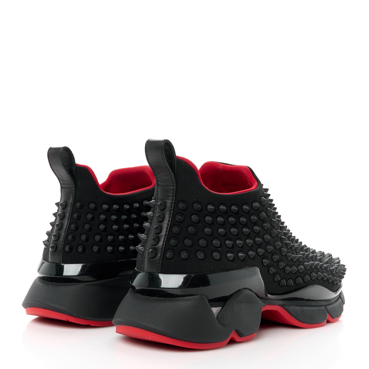 Neoprene Spike Sock Donna Flat Sneakers 40 Black