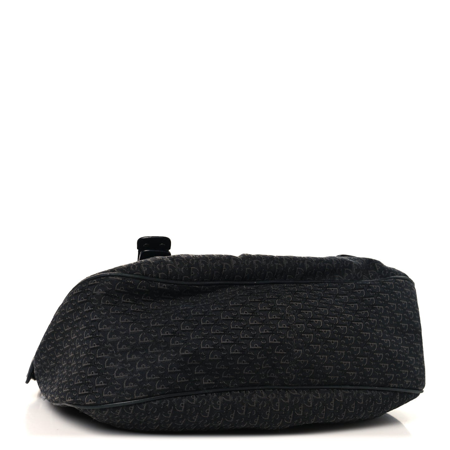 Canvas Diorissimo Buckle Messenger Black