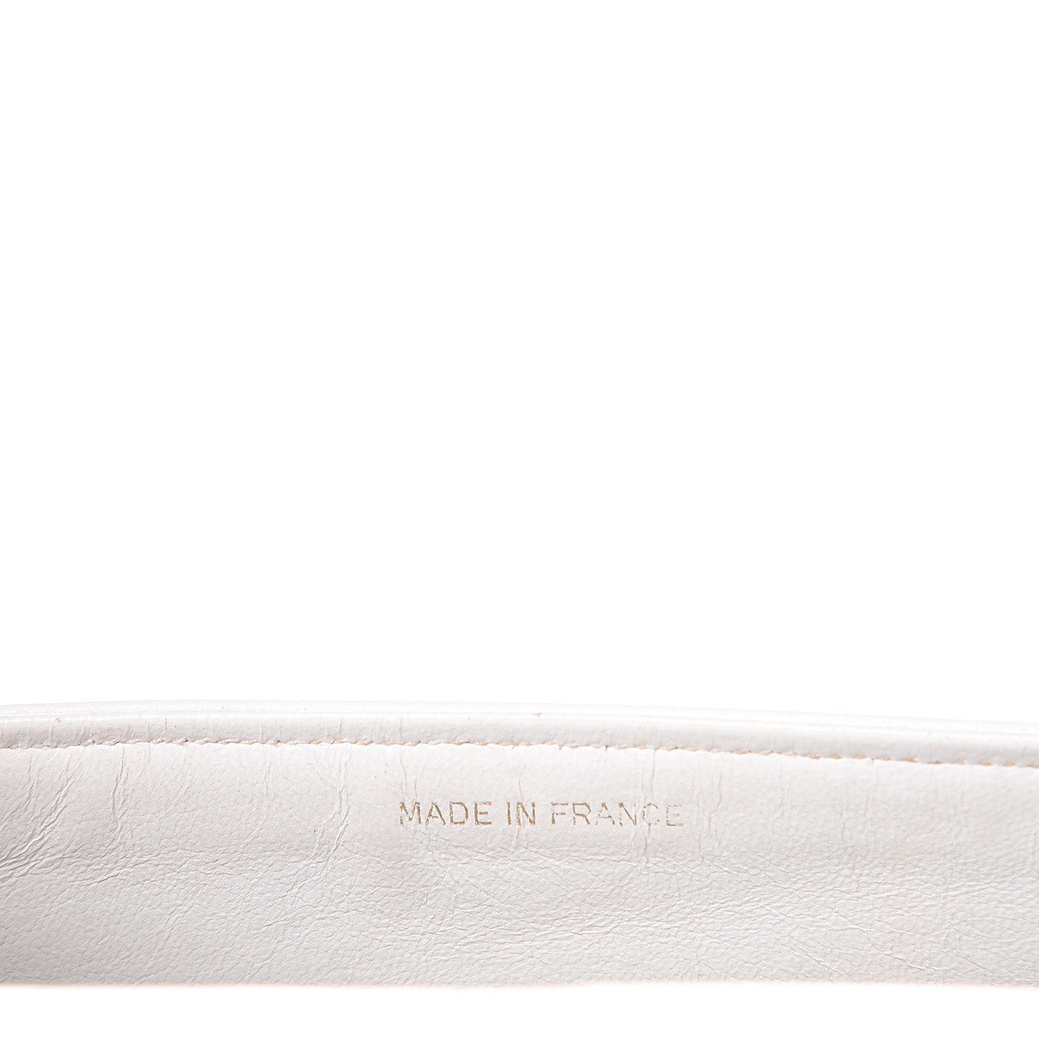 Chanel Lambskin Stitched Small Single Flap White 7 of 13