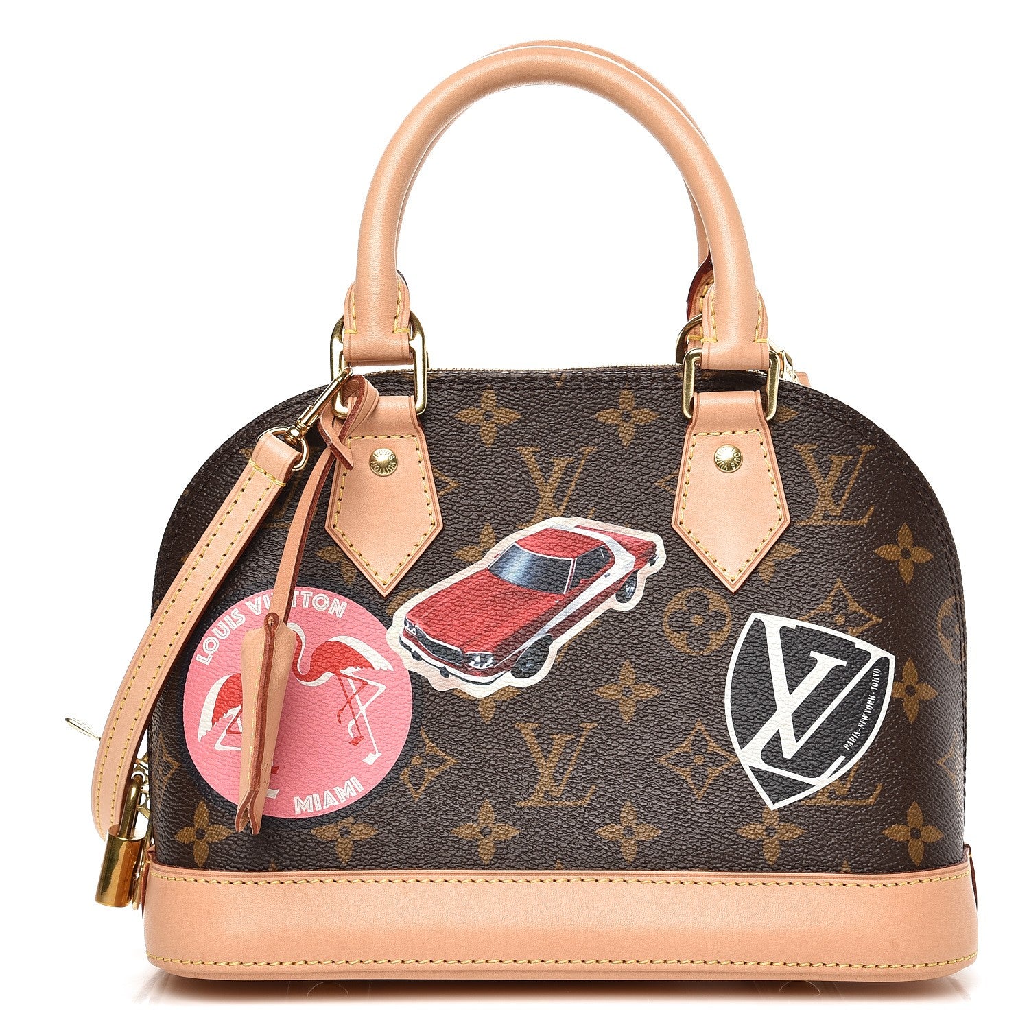 Louis Vuitton Monogram World Tour Alma BB 1 of 8