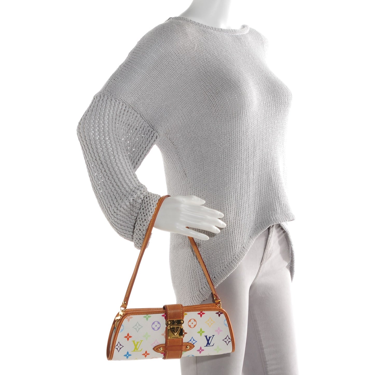 Monogram Multicolor Shirley White