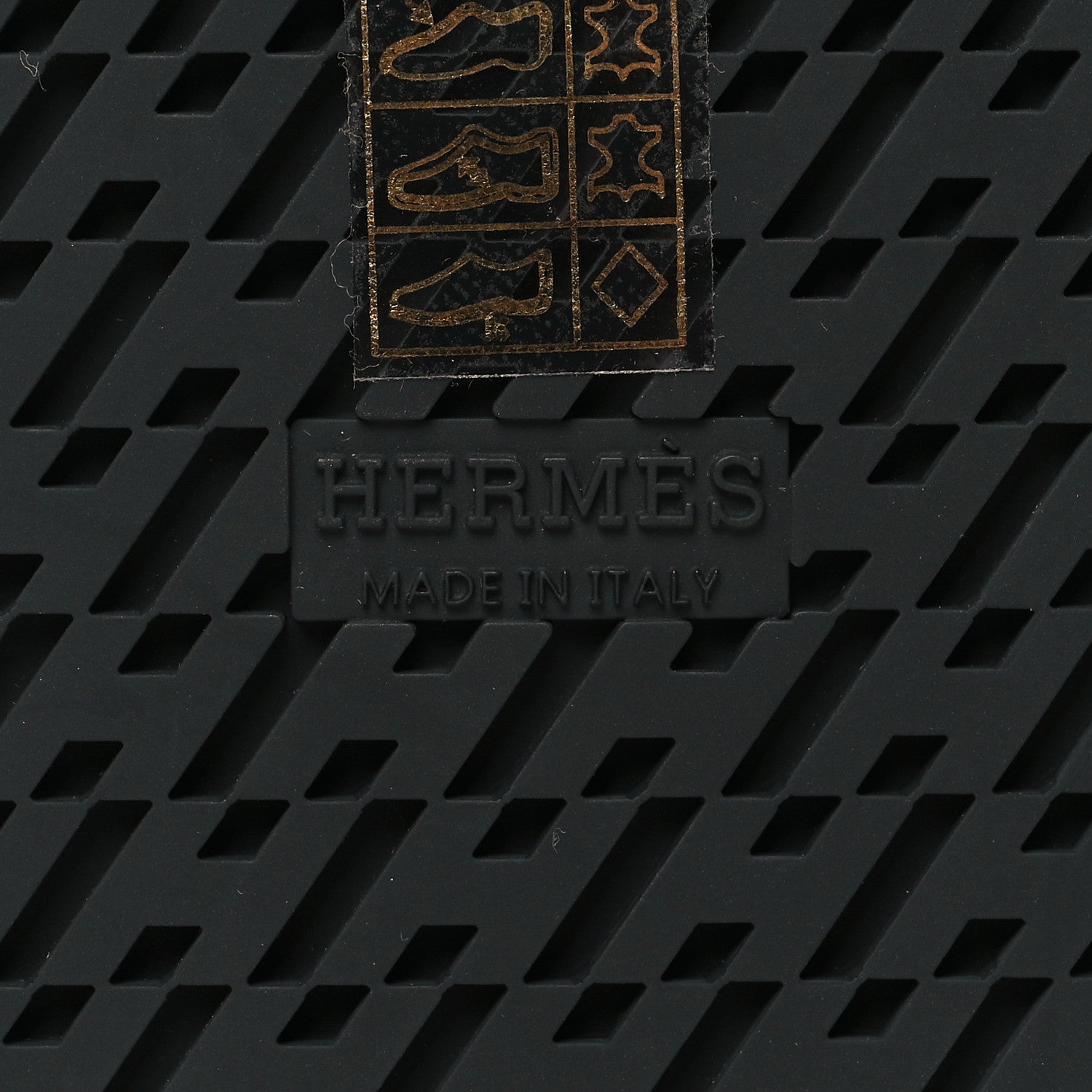 Hermes Calfskin Womens Chypre Sandals 39 Black 7 of 9