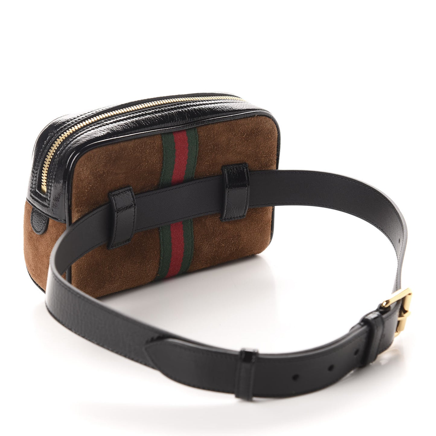 Suede Small Ophidia Belt Bag 75 30 Brown