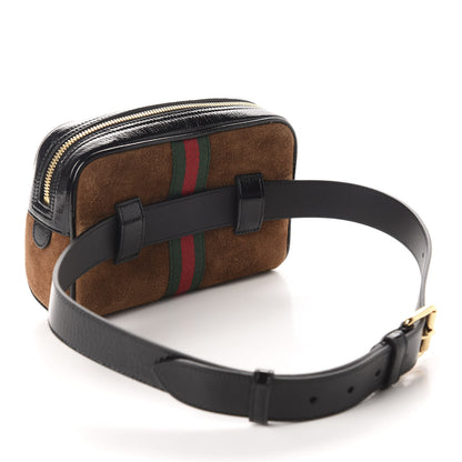 Gucci Suede Small Ophidia Belt Bag 75 30 Brown 1 of 11