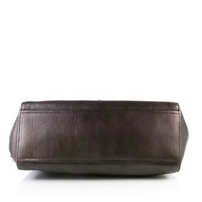 Prada Leather Pushlock Flap Shoulder Bag 5 of 9