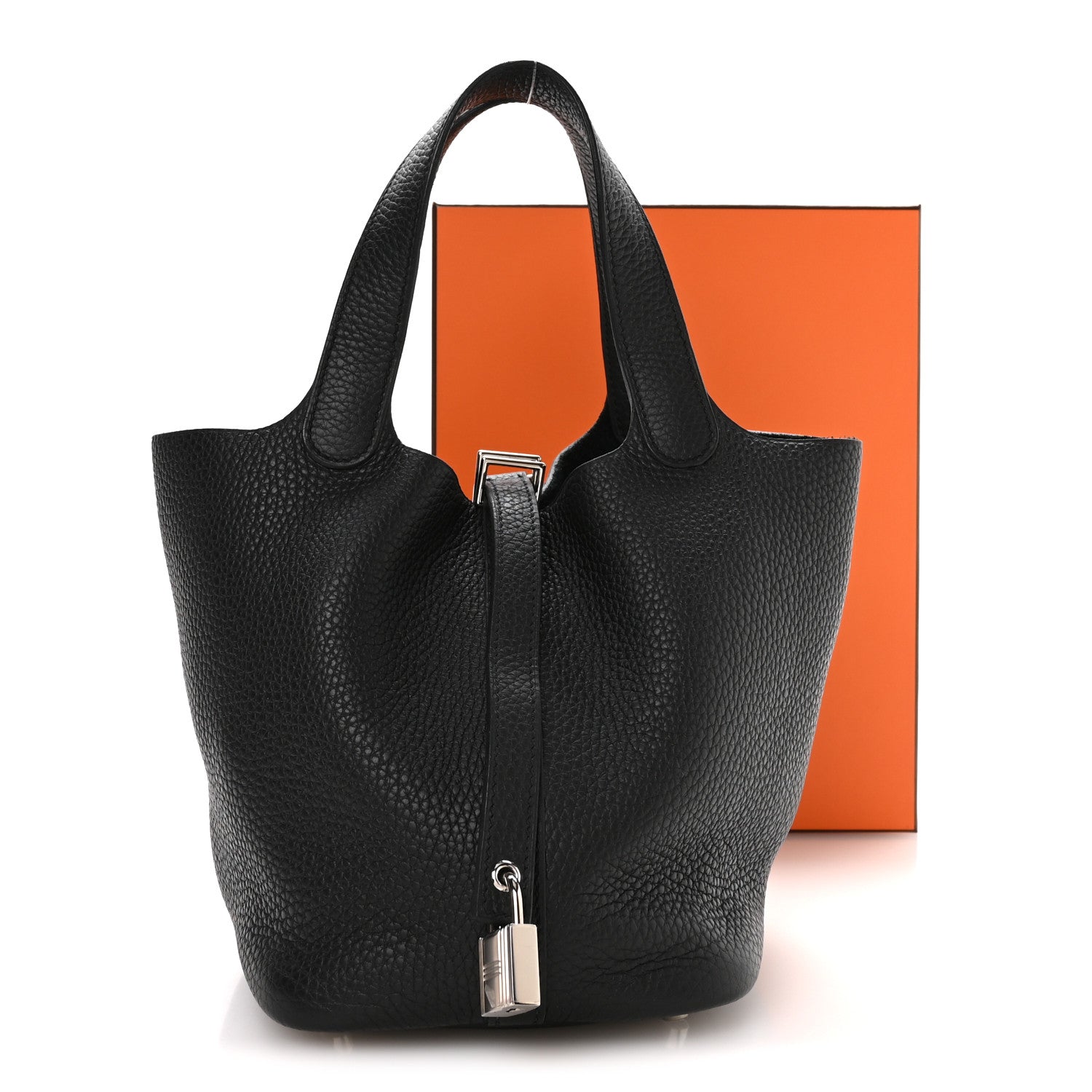 Hermes Taurillon Clemence Picotin Lock 18 PM Black 13 of 13