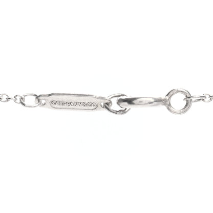 Tiffany Sterling Silver Sapphire Knot Key Pendant Necklace 4 of 4
