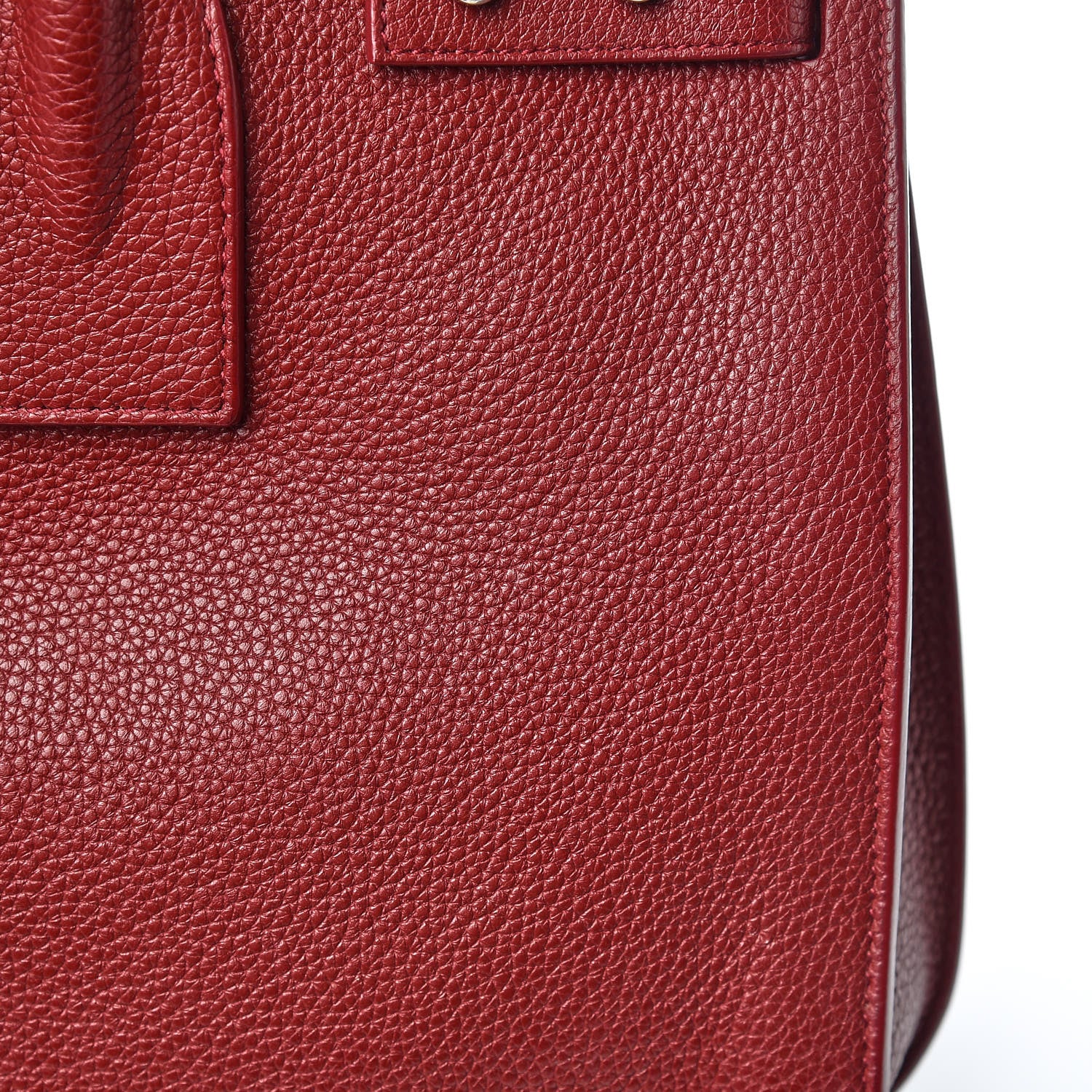 Saint Laurent Grained Calfskin Small Supple Sac De Jour Dark Pallisandre 13 of 18
