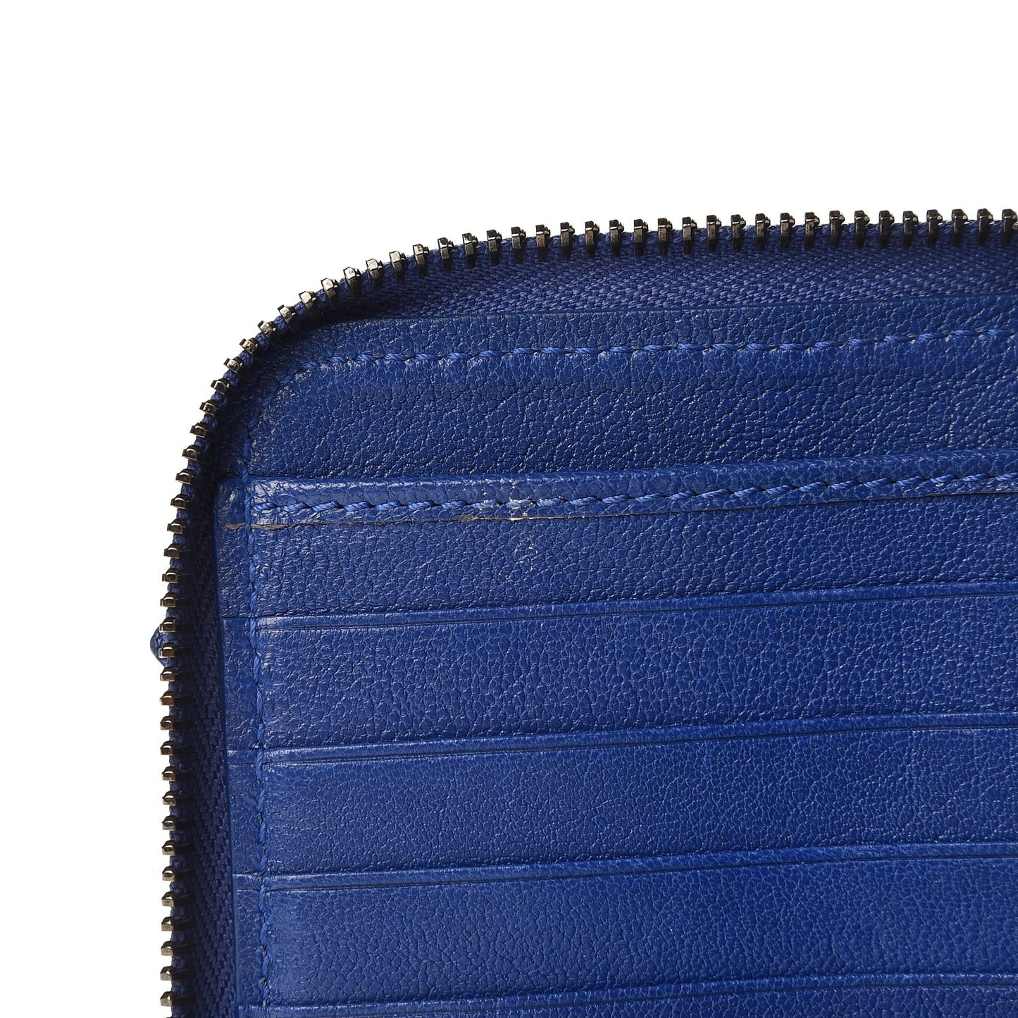 Lambskin PS1 Small Zip Wallet Royal Blue
