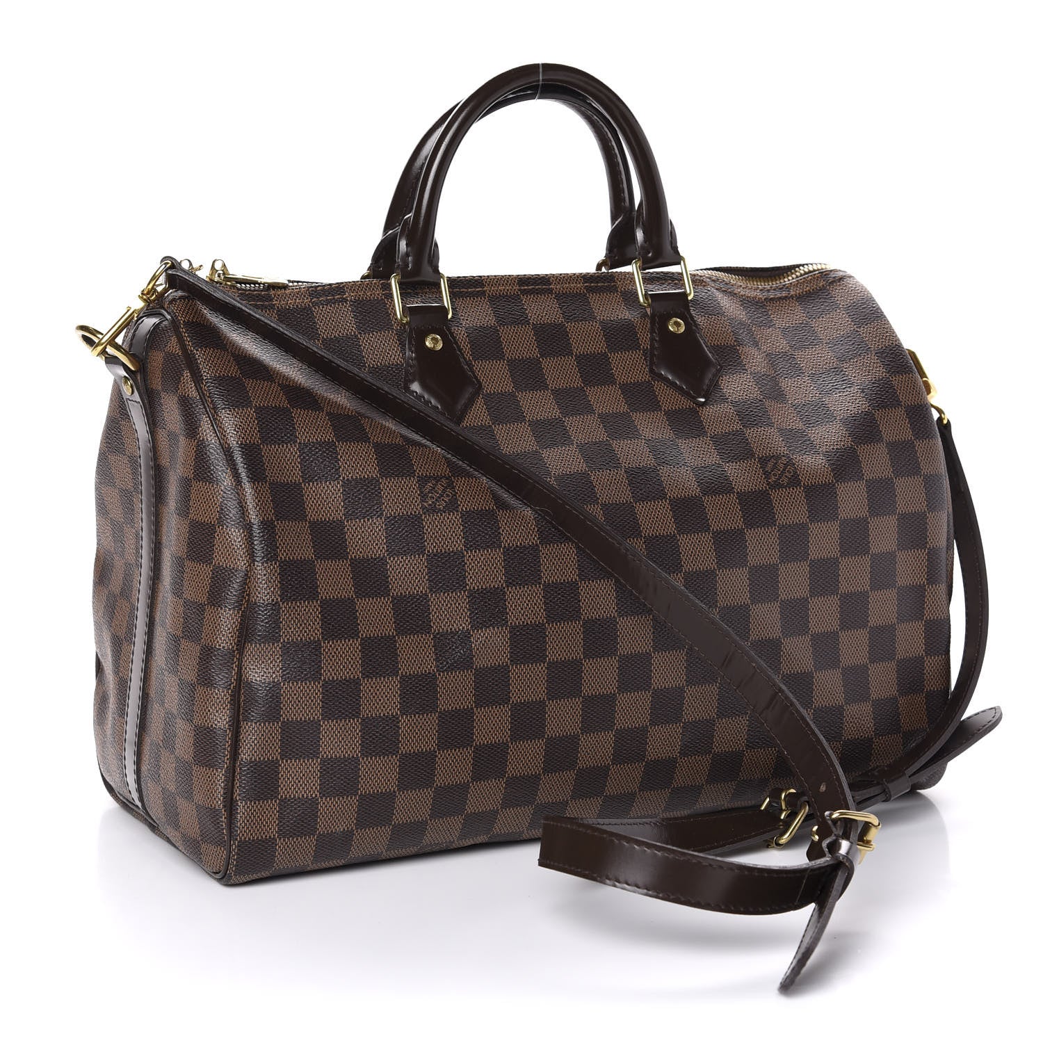 Louis Vuitton Damier Ebene Speedy Bandouliere 35 3 of 10