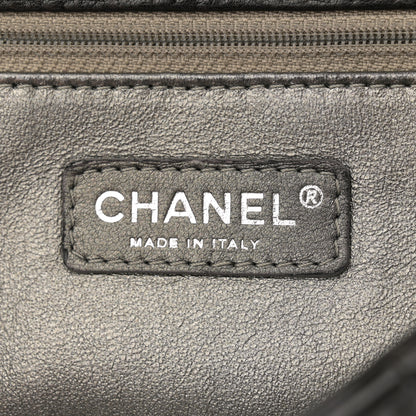 Chanel Distressed Lambskin Lady Braid Flap Black 6 of 12