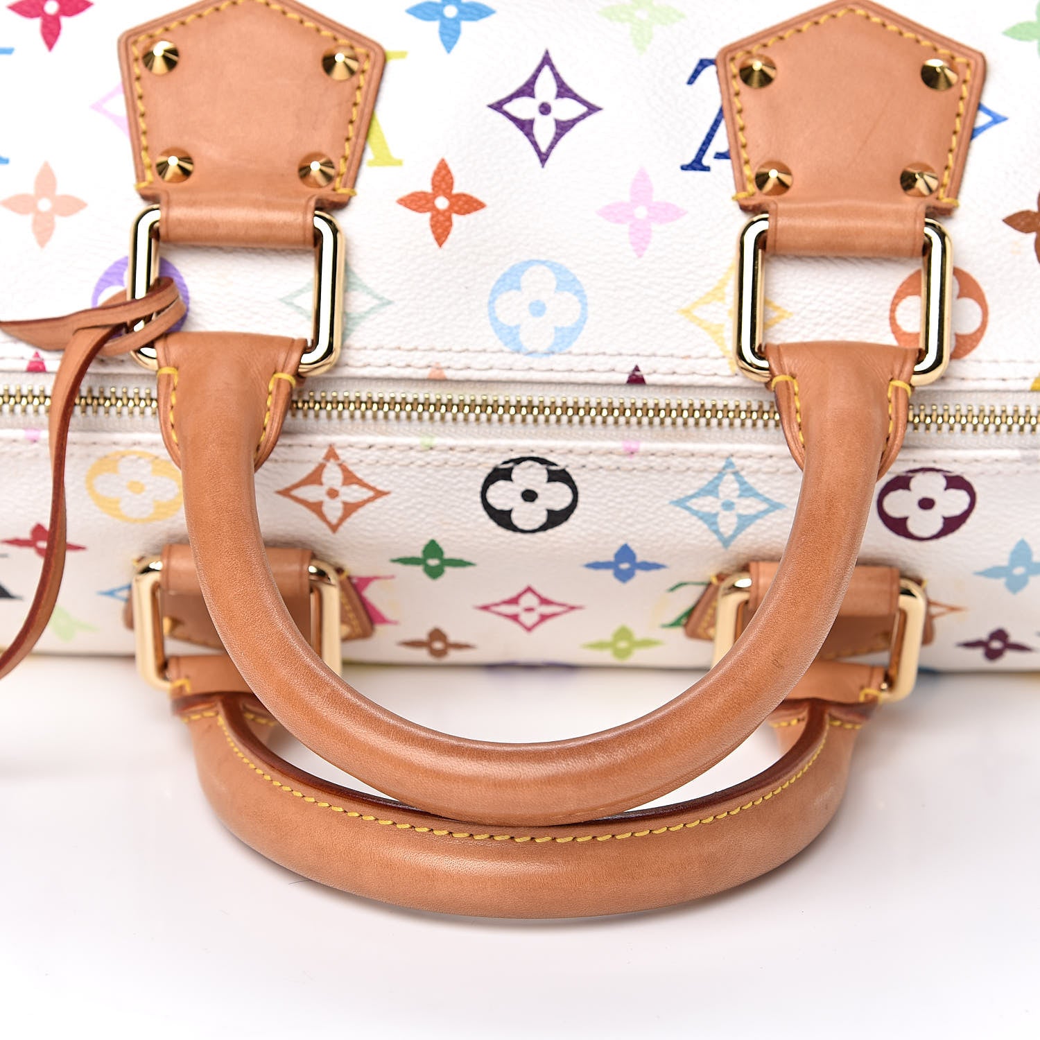 Louis Vuitton Monogram Multicolor Speedy 30 White 9 of 13