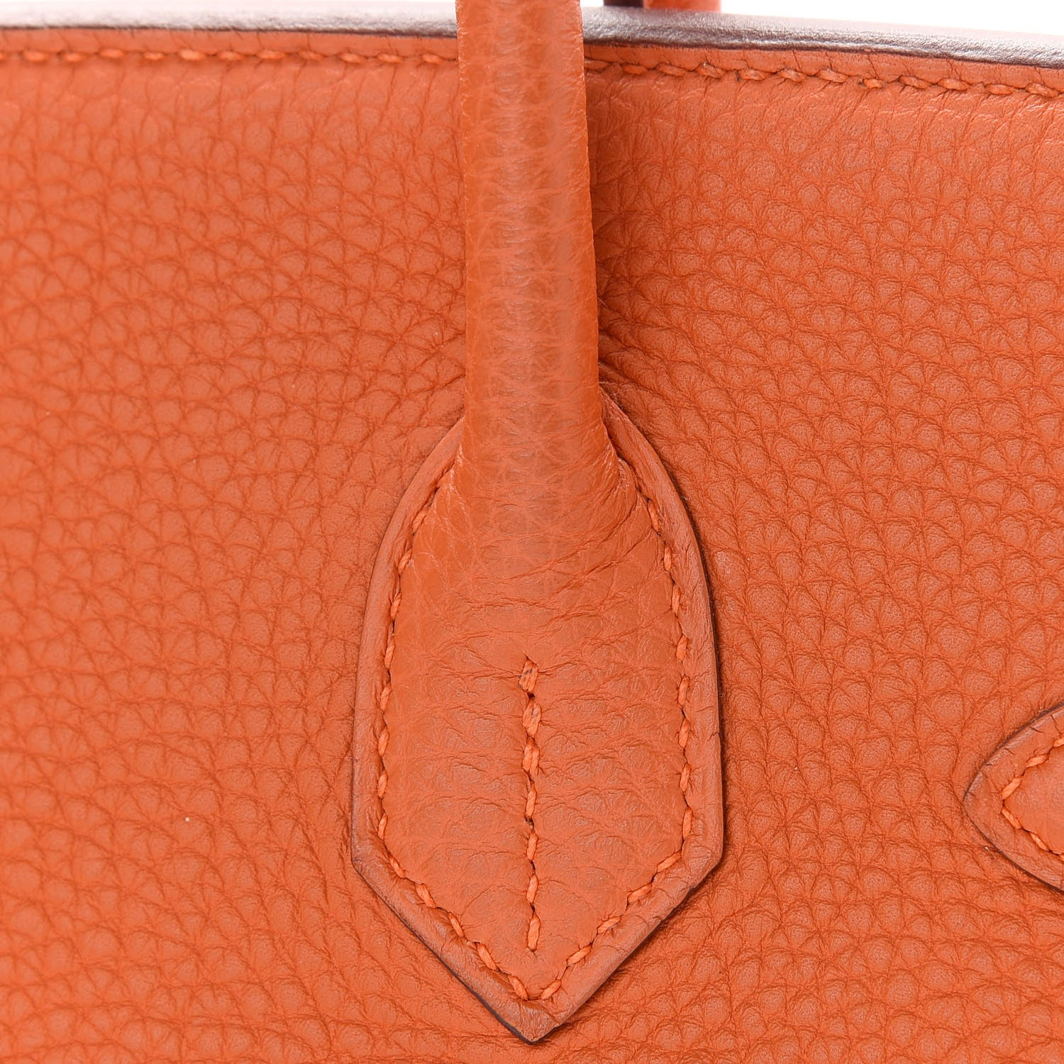 Hermes Togo Birkin 30 Orange 11 of 12