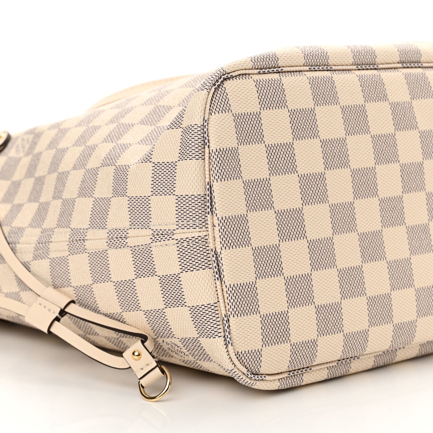 Louis Vuitton Damier Azur Braided Neverfull MM Pink 9 of 11