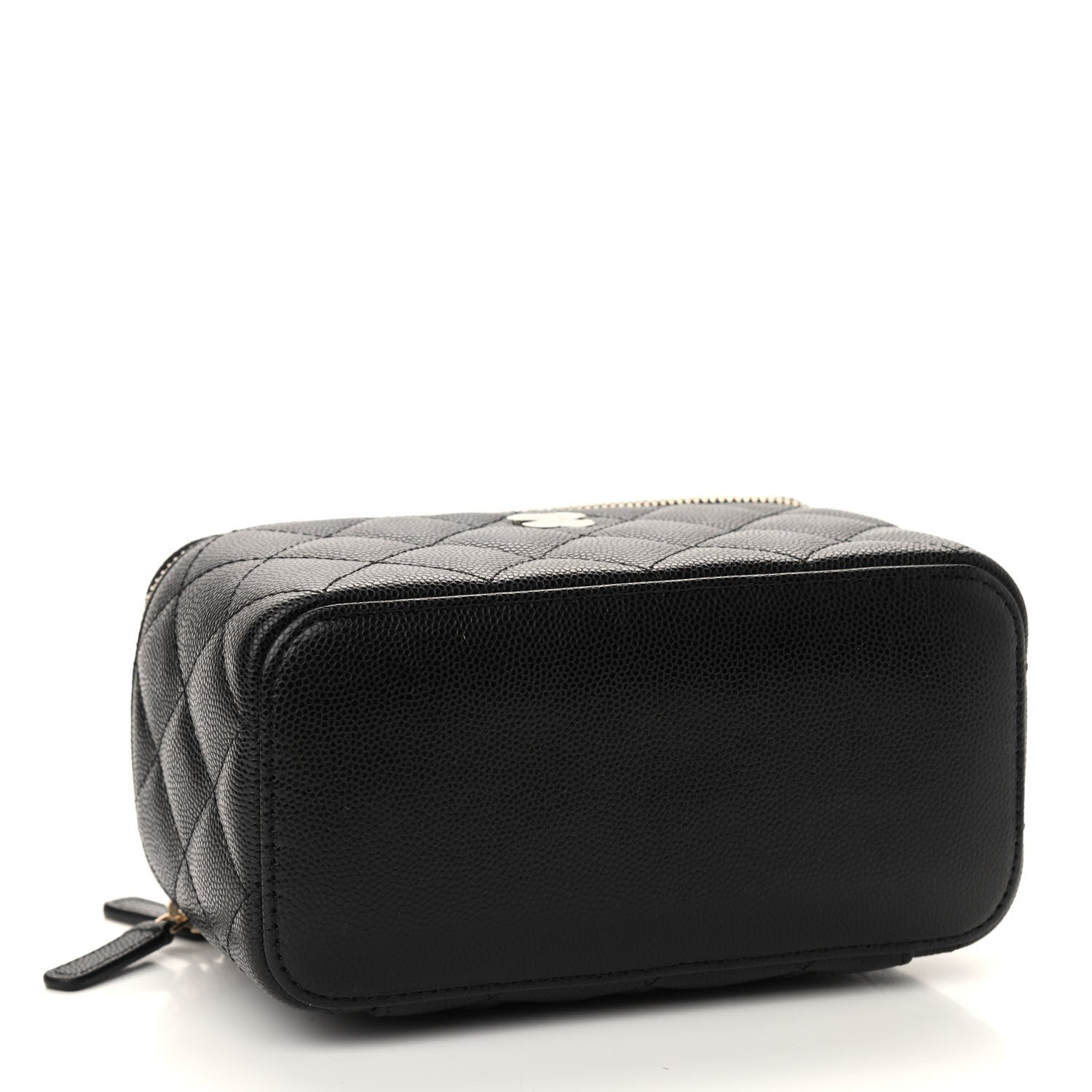 Chanel Caviar Quilted Small Vanity Case With Chain Black 4 of 9