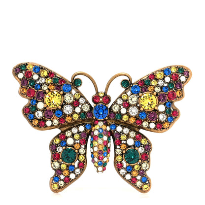 Gucci Crystal Butterfly Brooch Multicolor 1 of 4