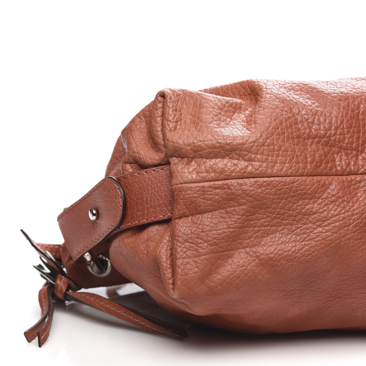 Gucci Calfskin Medium Bamboo Bar Shoulder Bag Light Brown 8 of 10