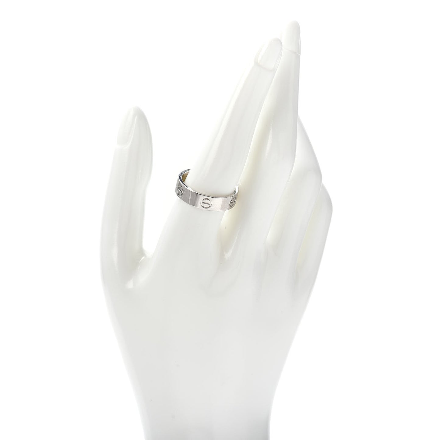 Platinum 5.5mm LOVE Ring 60 9