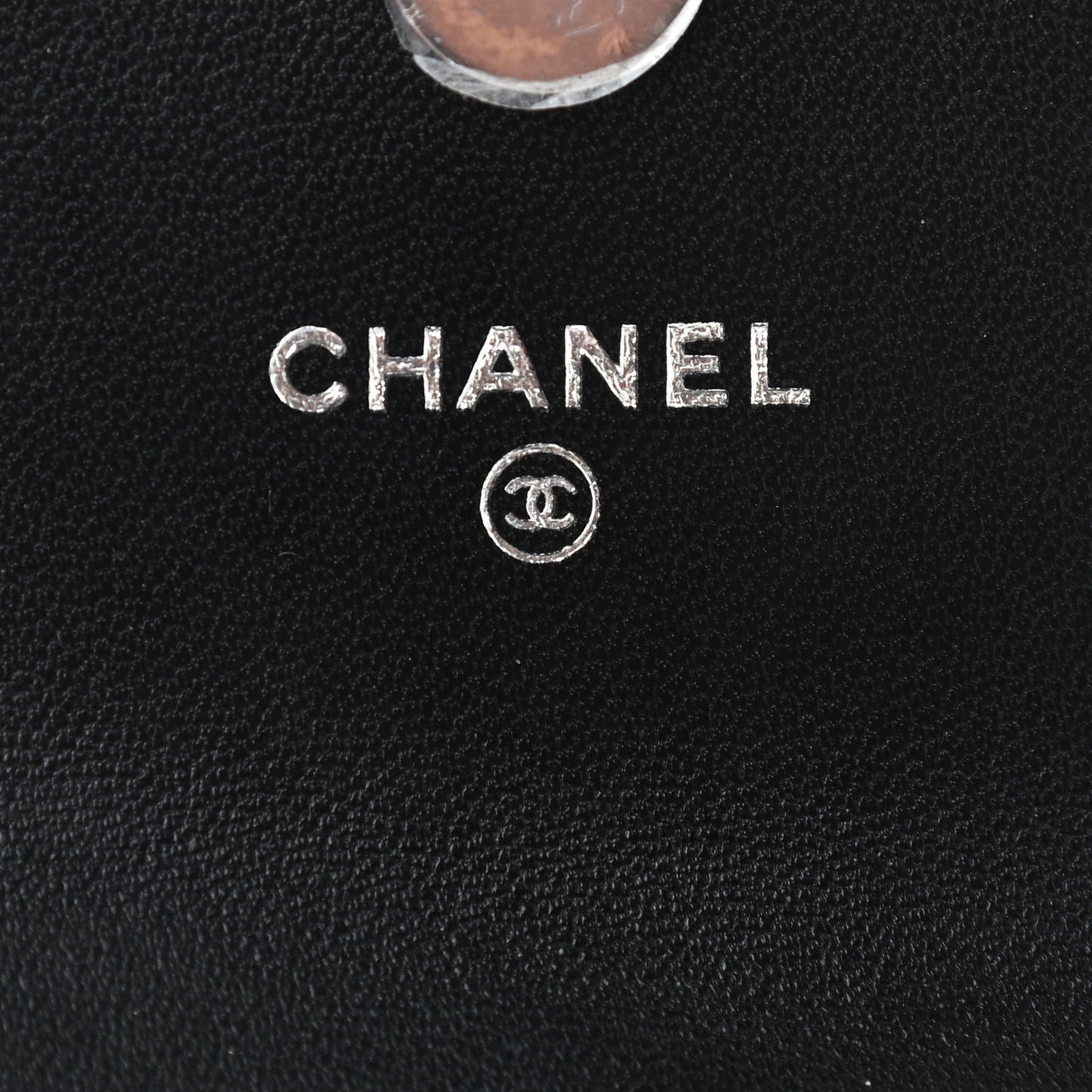 Lambskin Quilted CC Hook Card Holder So Black