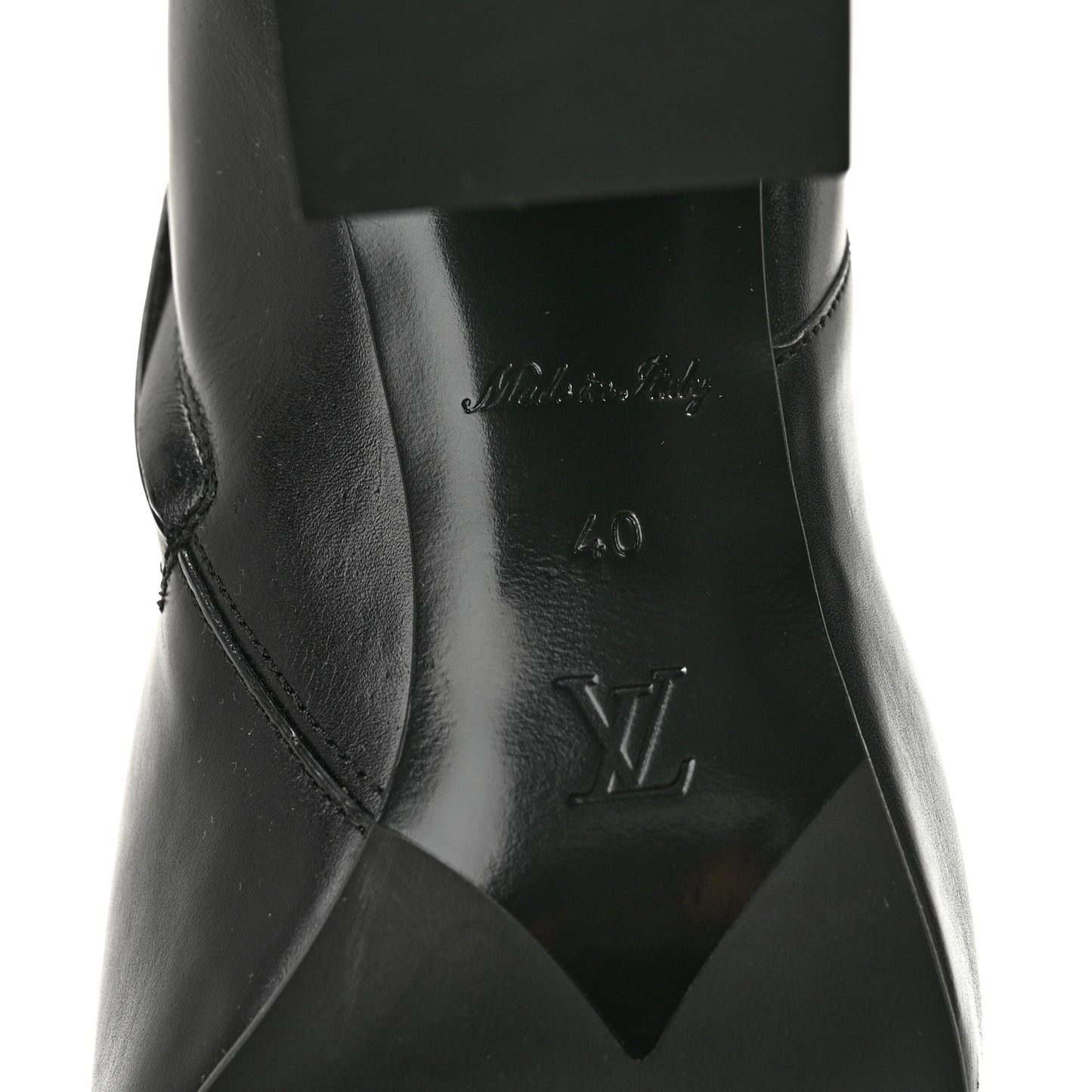 Calfskin Midtown High Boots 40 Black