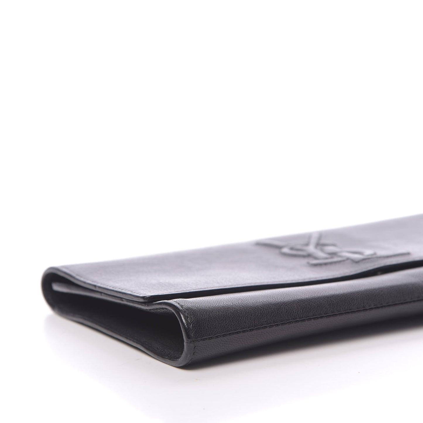 Calfskin Monogram Large Belle De Jour Clutch Black