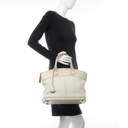 Louis Vuitton Suhali Lockit MM White 2 of 19