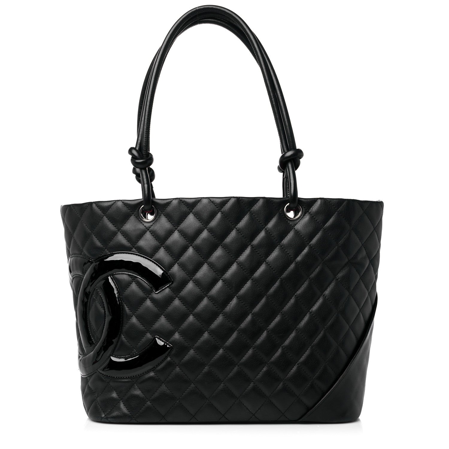 Chanel Calfskin Quilted Large Cambon Tote Black 1 of 16