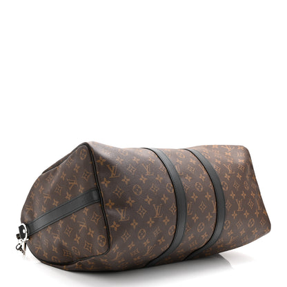 Louis Vuitton Monogram Macassar Keepall Bandouliere 45 5 of 18