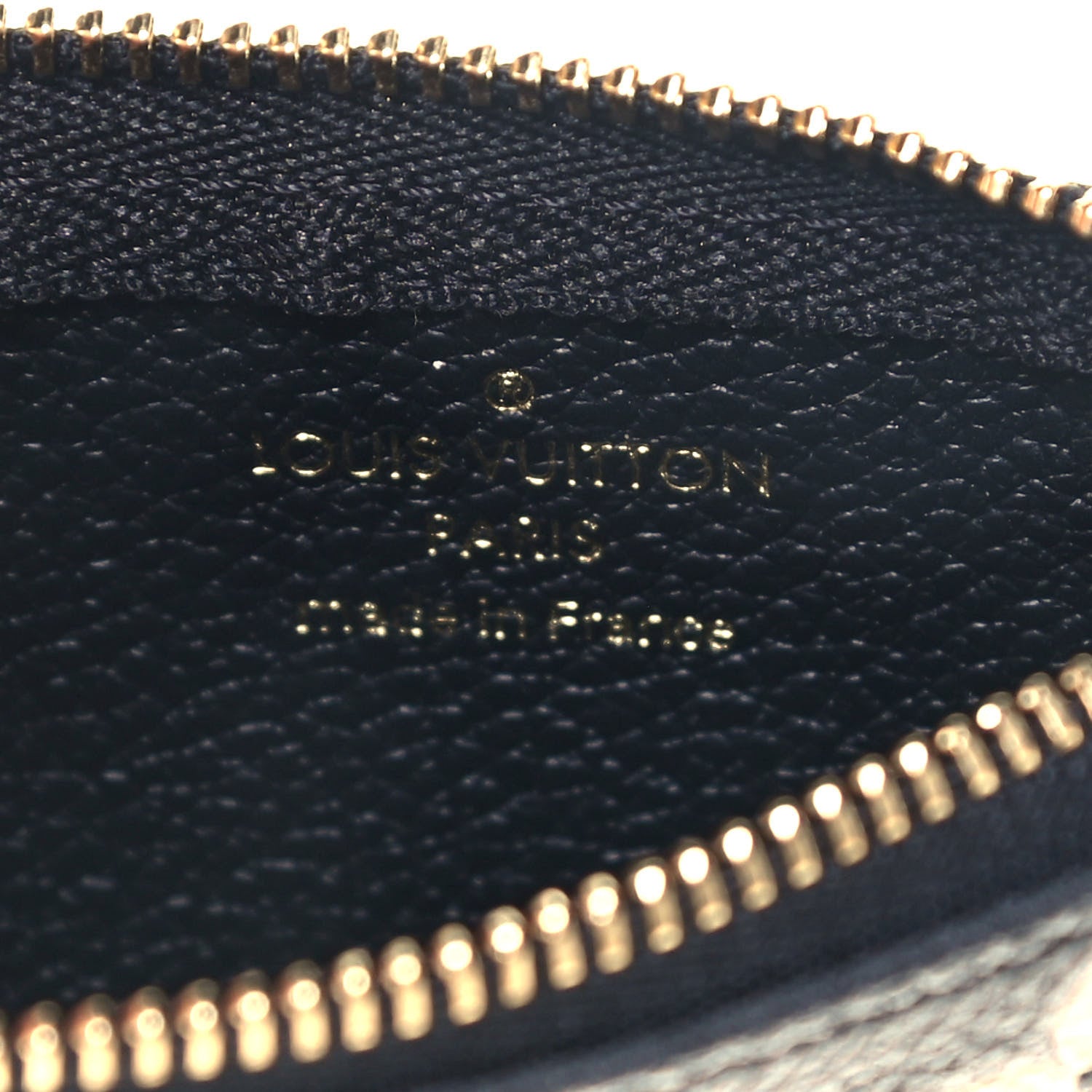 Louis Vuitton Empreinte Monogram Giant Key Pouch Black Beige 6 of 7