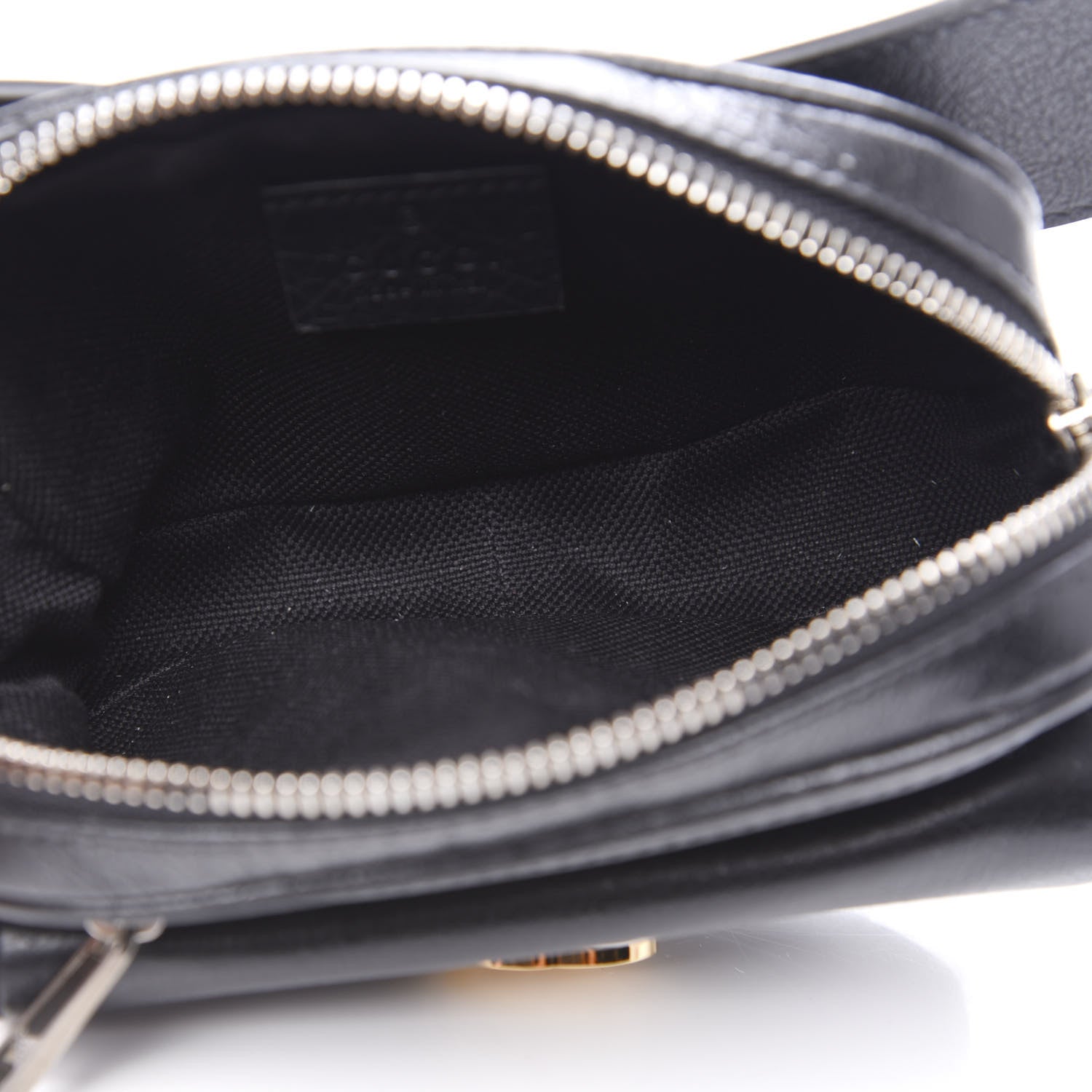 Gucci Fluffy Calfskin Mini Morpheus Belt Bag 70 28 Black 5 of 11