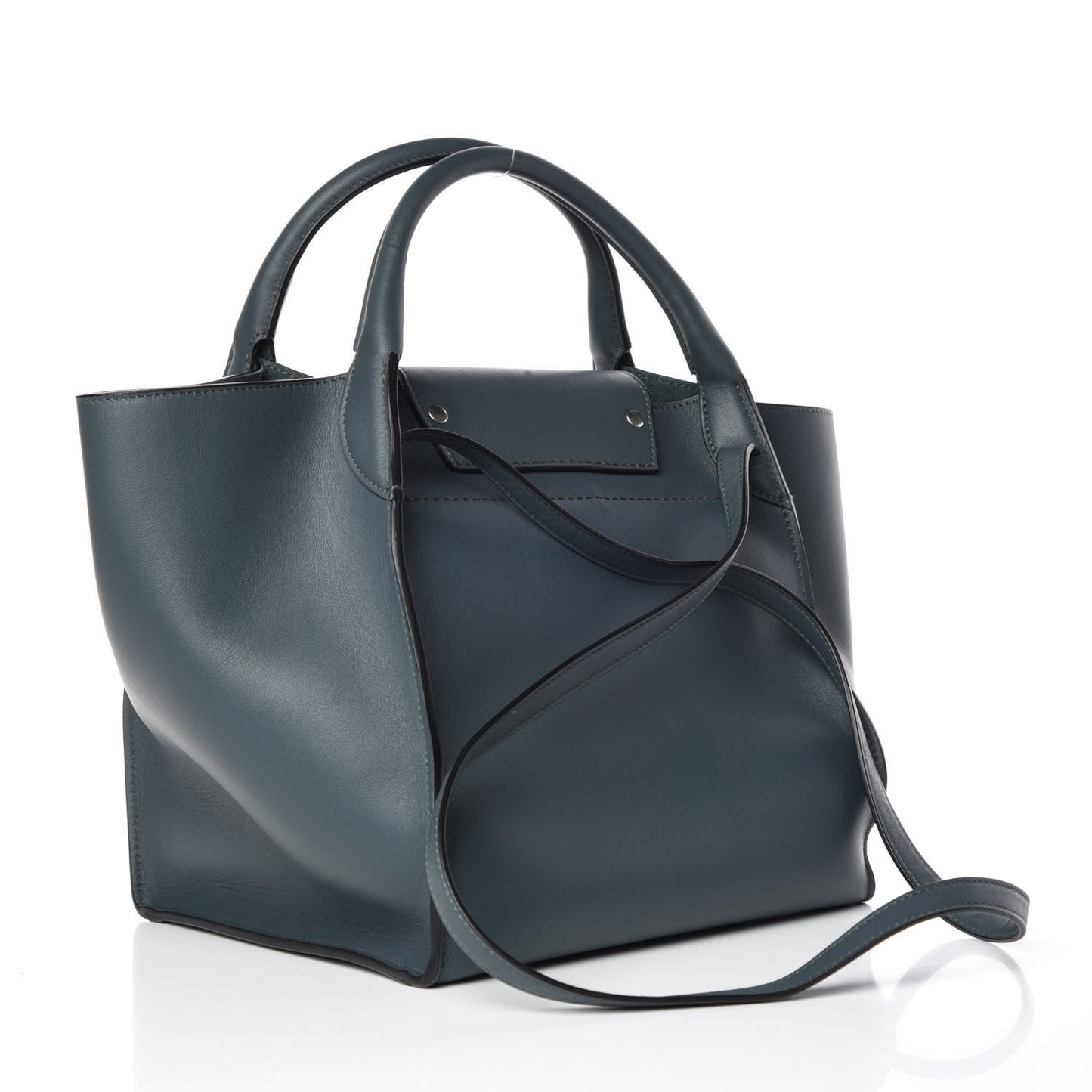 Smooth Calfskin Small Big Bag Slate
