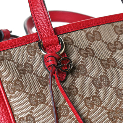 Gucci Monogram Small Bree Tote Red 13 of 13