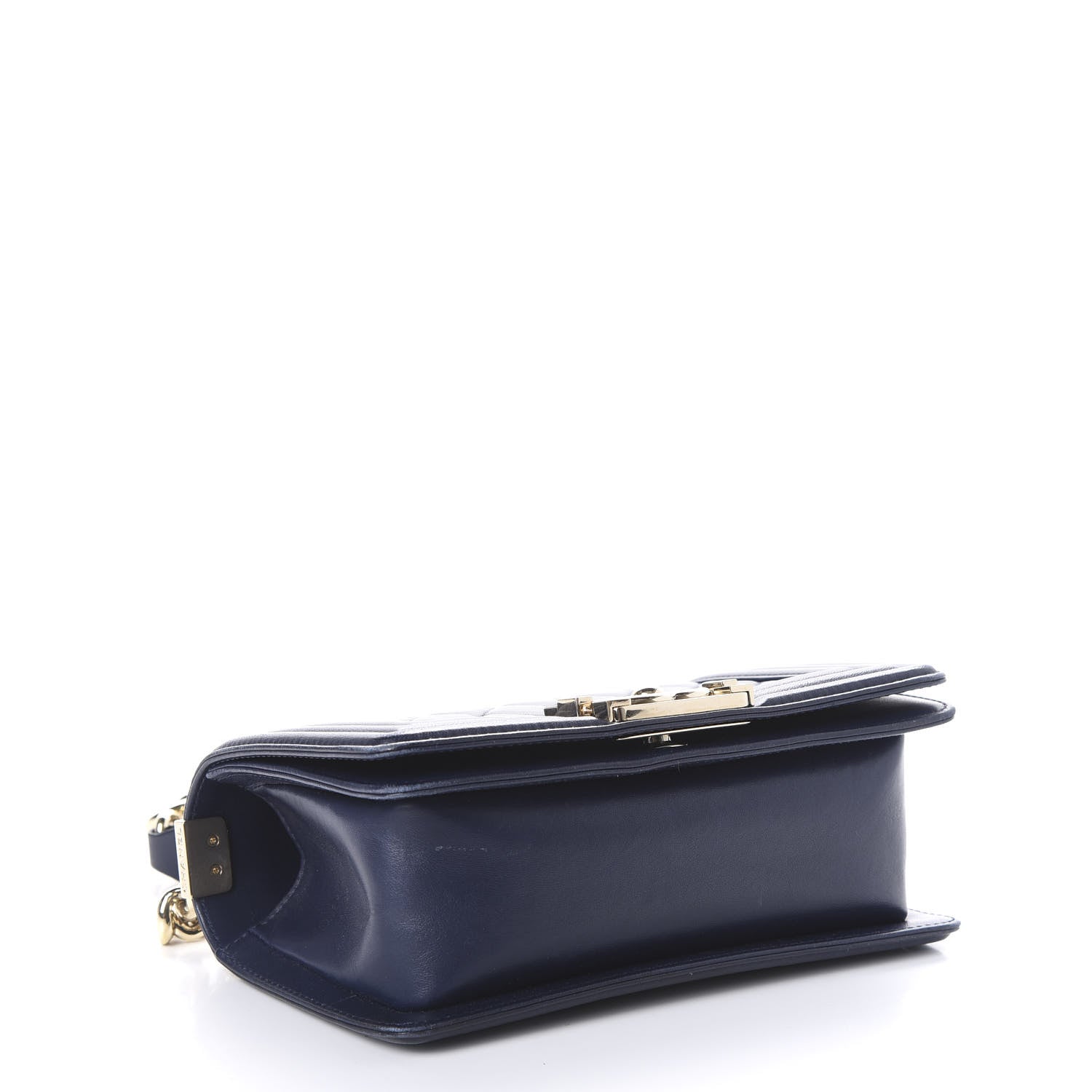 Chanel Lambskin Quilted Small Boy Flap Navy 3 of 9