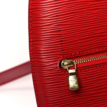Louis Vuitton Epi Mabillon Backpack Castillan Red 10 of 14