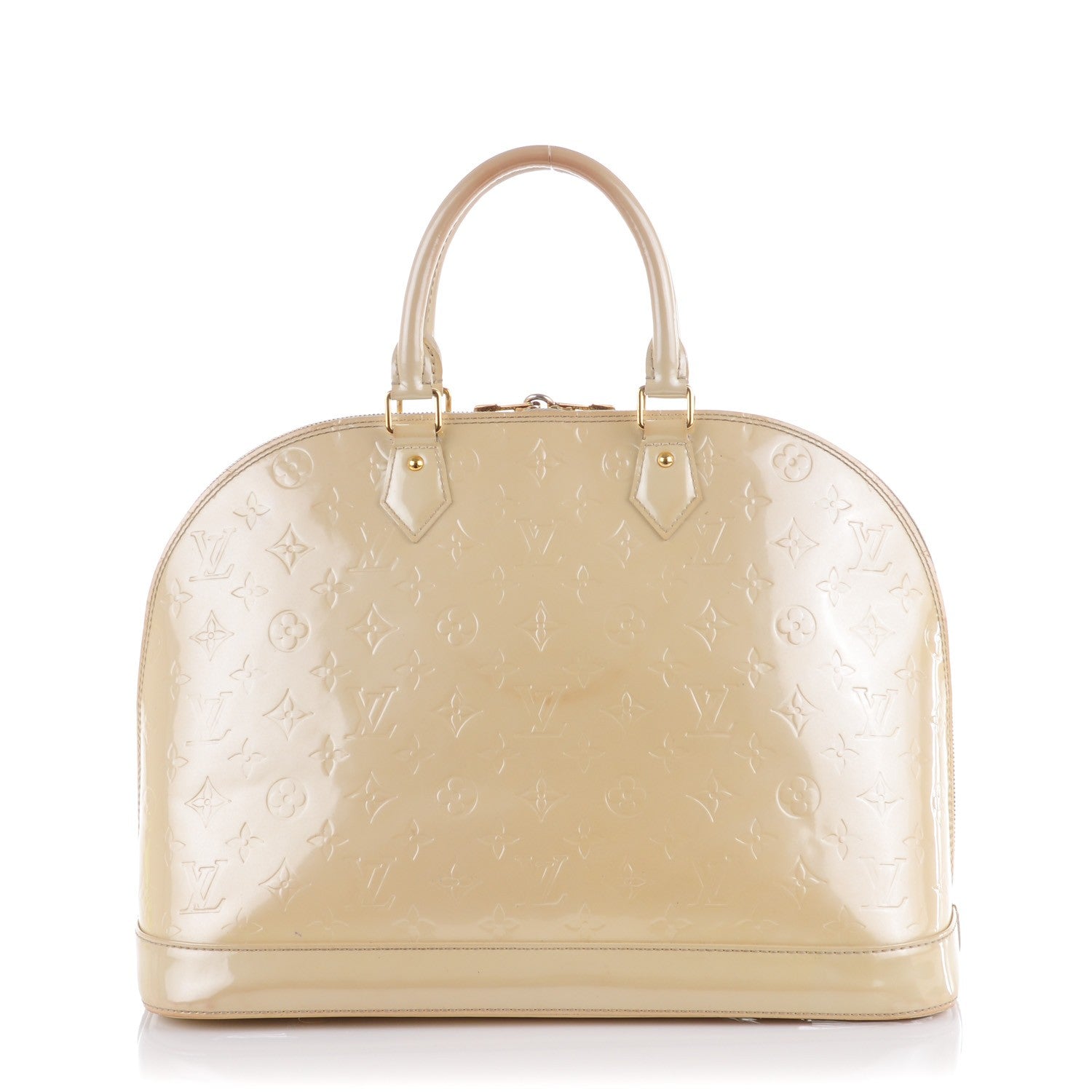 Louis Vuitton Vernis Alma GM Blanc Corail 1 of 11