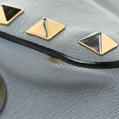 Valentino Garavani Vitello Medium Rockstud Tote London Stone 10 of 23