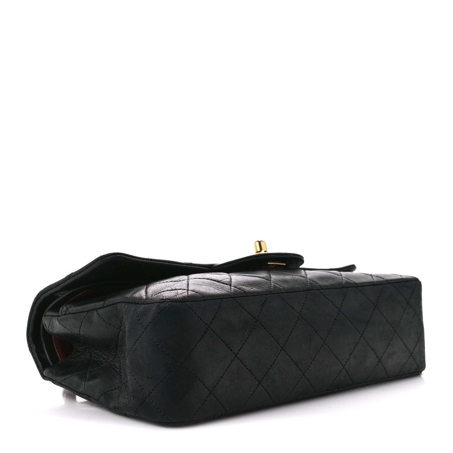 Chanel Lambskin Quilted Small Double Flap Black 4 of 11