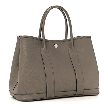 Hermes Vache Country Garden Party 30 TPM Gris Asphalte 3 of 10