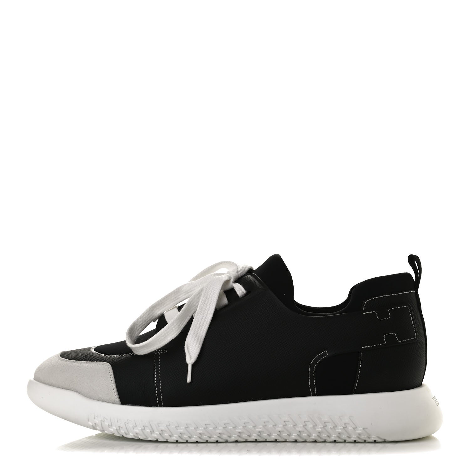 Hermes Epsom Technical Canvas Vitesse Sneakers 43.5 Black 1 of 10