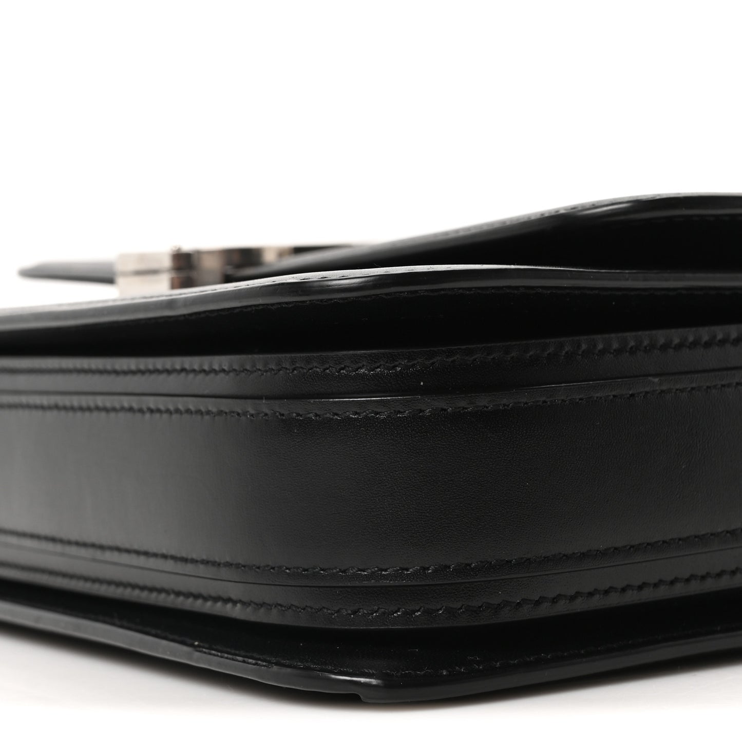 Box Calfskin Monogram Medium Solferino Satchel Black