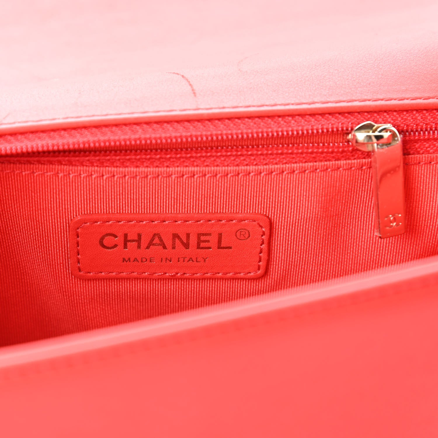 Chanel Lambskin Quilted New Medium Boy Flap Red 8 of 10